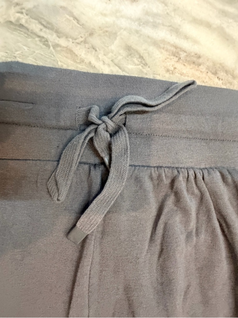 Terra & Sky 1X Wide Leg Lounge Pants Gray Stretch Pull On Plus Size - Picture 4 of 10